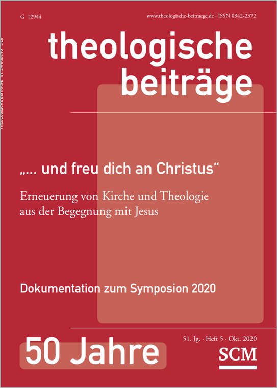 Theologische Beiträge Rotes Buchcover der theologischen Beiträge
