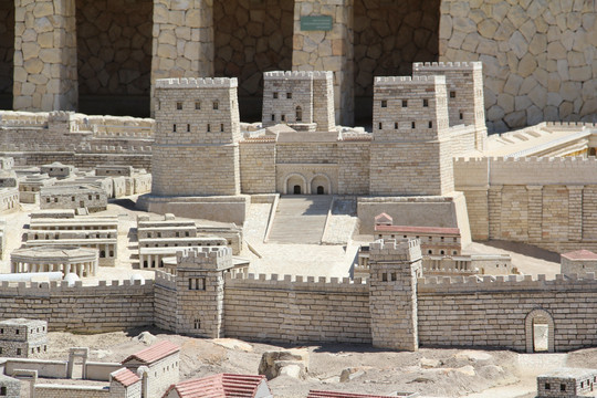 Nachbau des antiken Jerusalems
