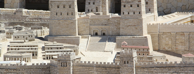 Nachbau des antiken Jerusalems