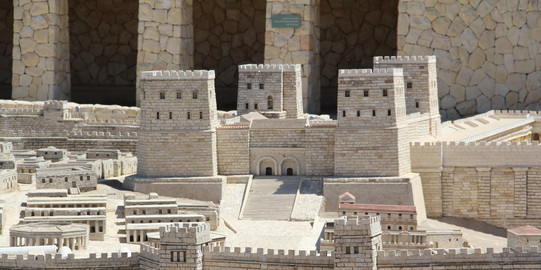 Nachbau des antiken Jerusalems