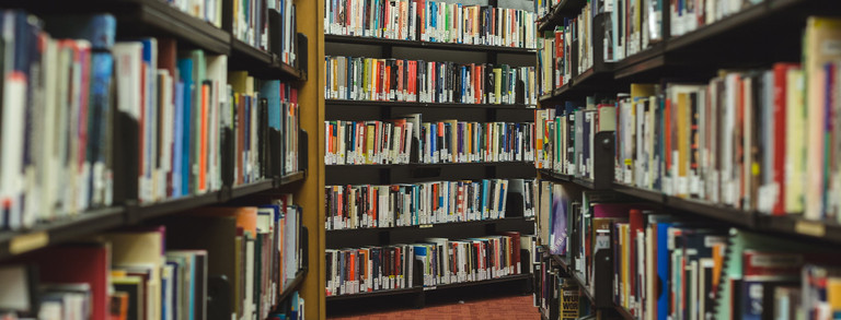 Bibliothek Bibliotheksgang