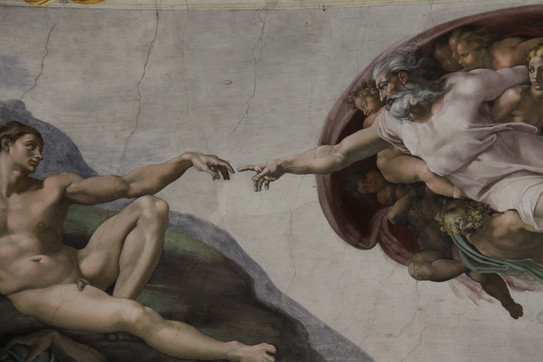Die Erschaffung Adams von Michelangelo Buonarroti